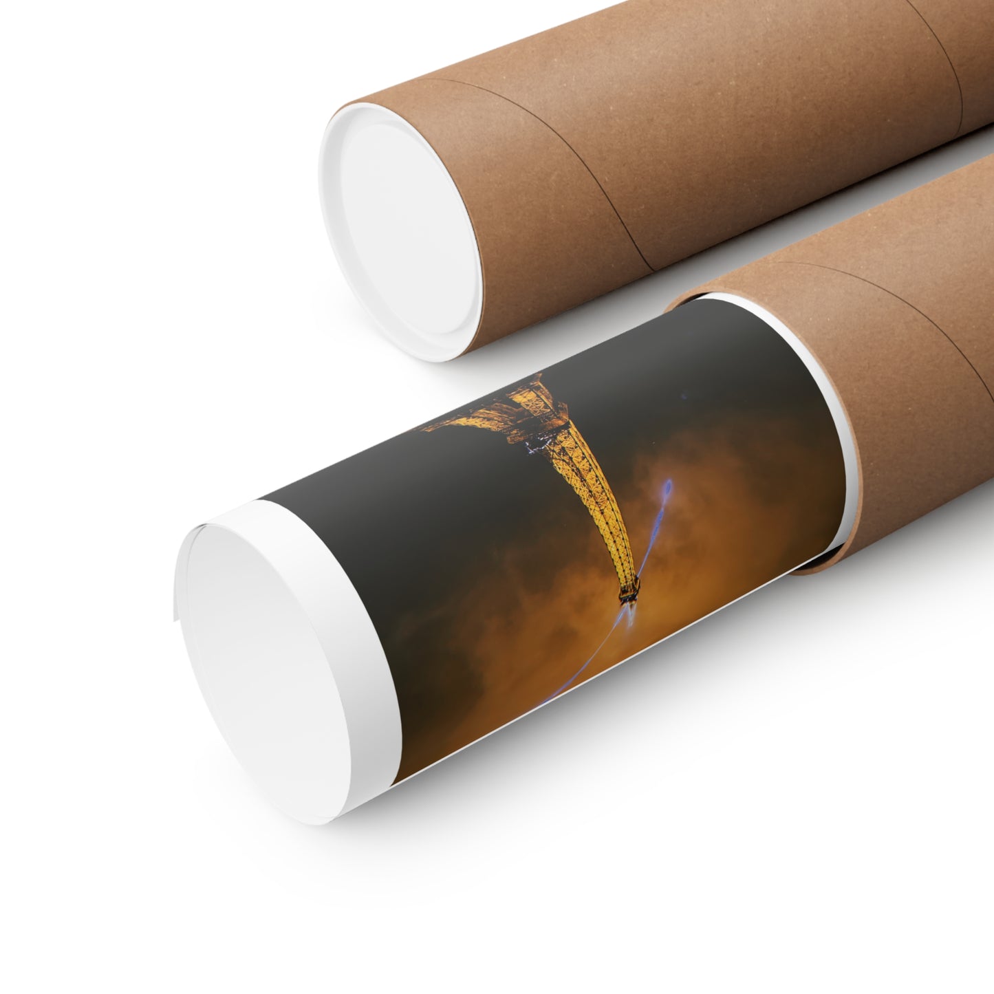 Eiffel Tower At Night Poster