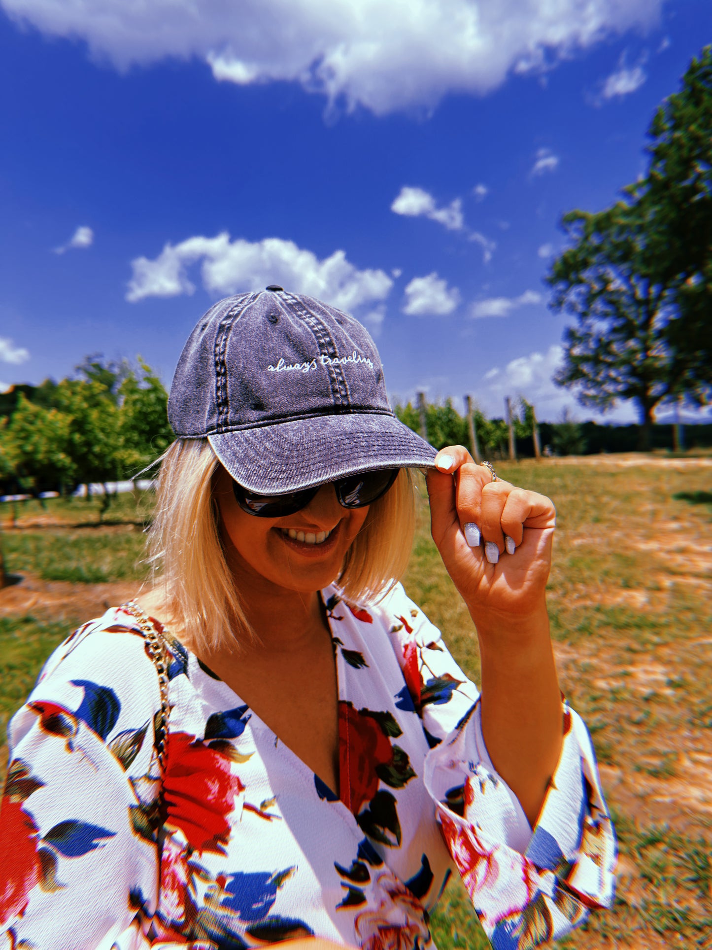 Always Traveling Vintage Cap