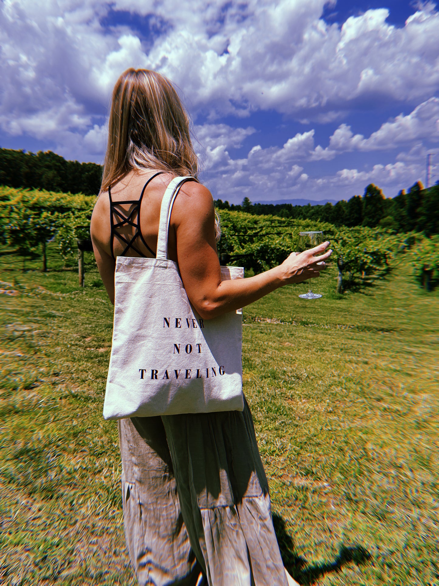 Never Not Traveling Tote Bag