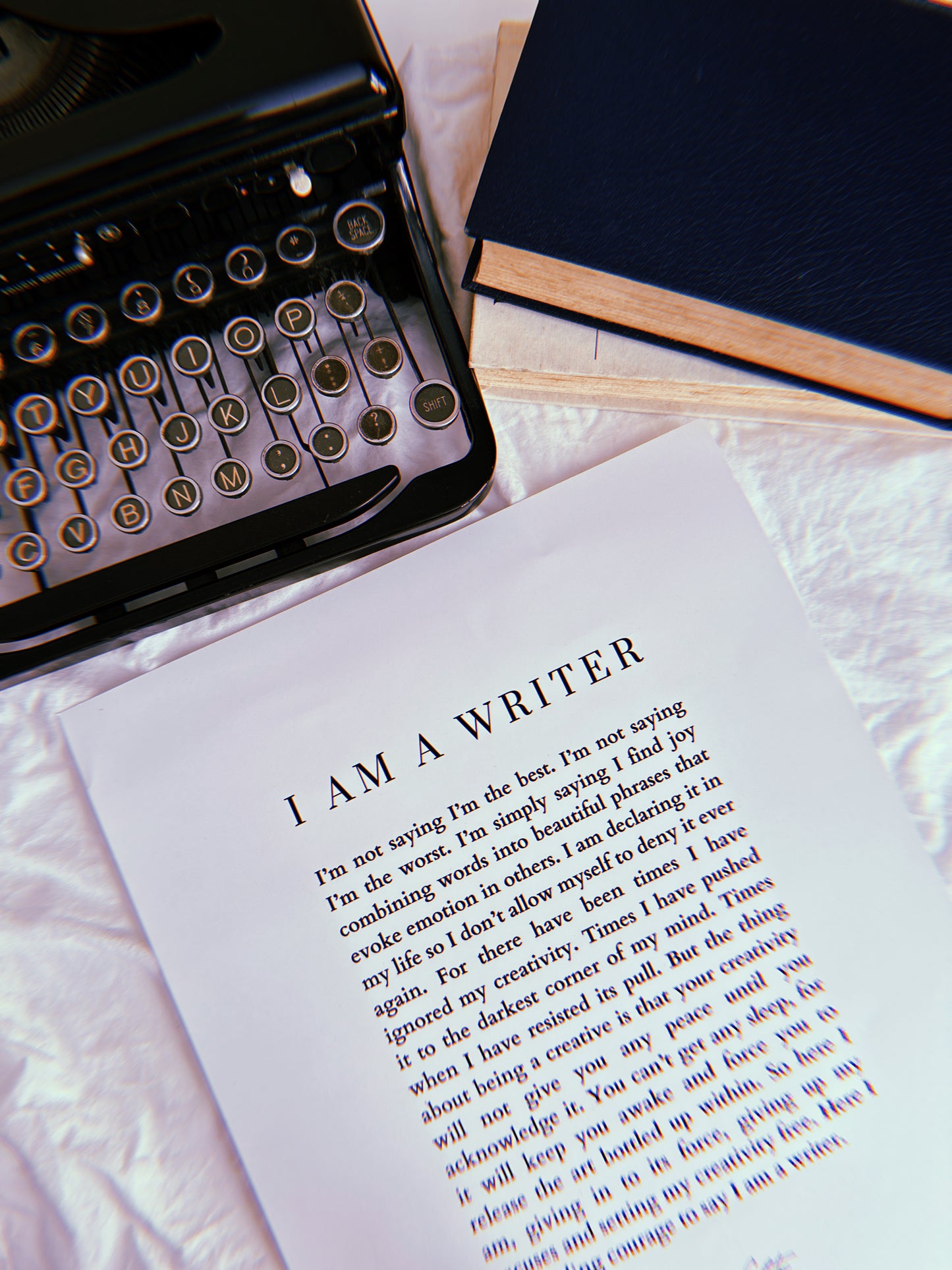 I Am A Writer Print