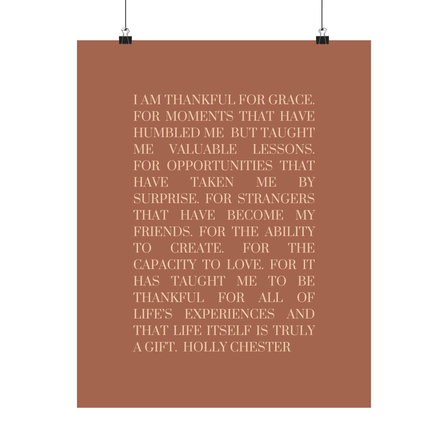 Thankful Poster