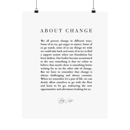 About Change Print