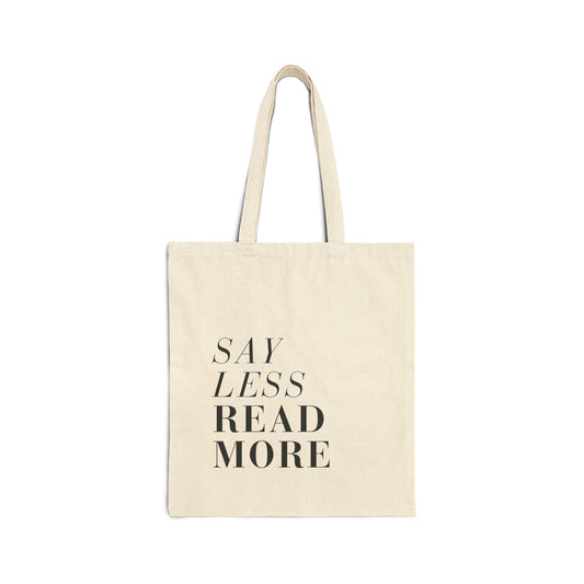 Read More Cotton Canvas Tote Bag