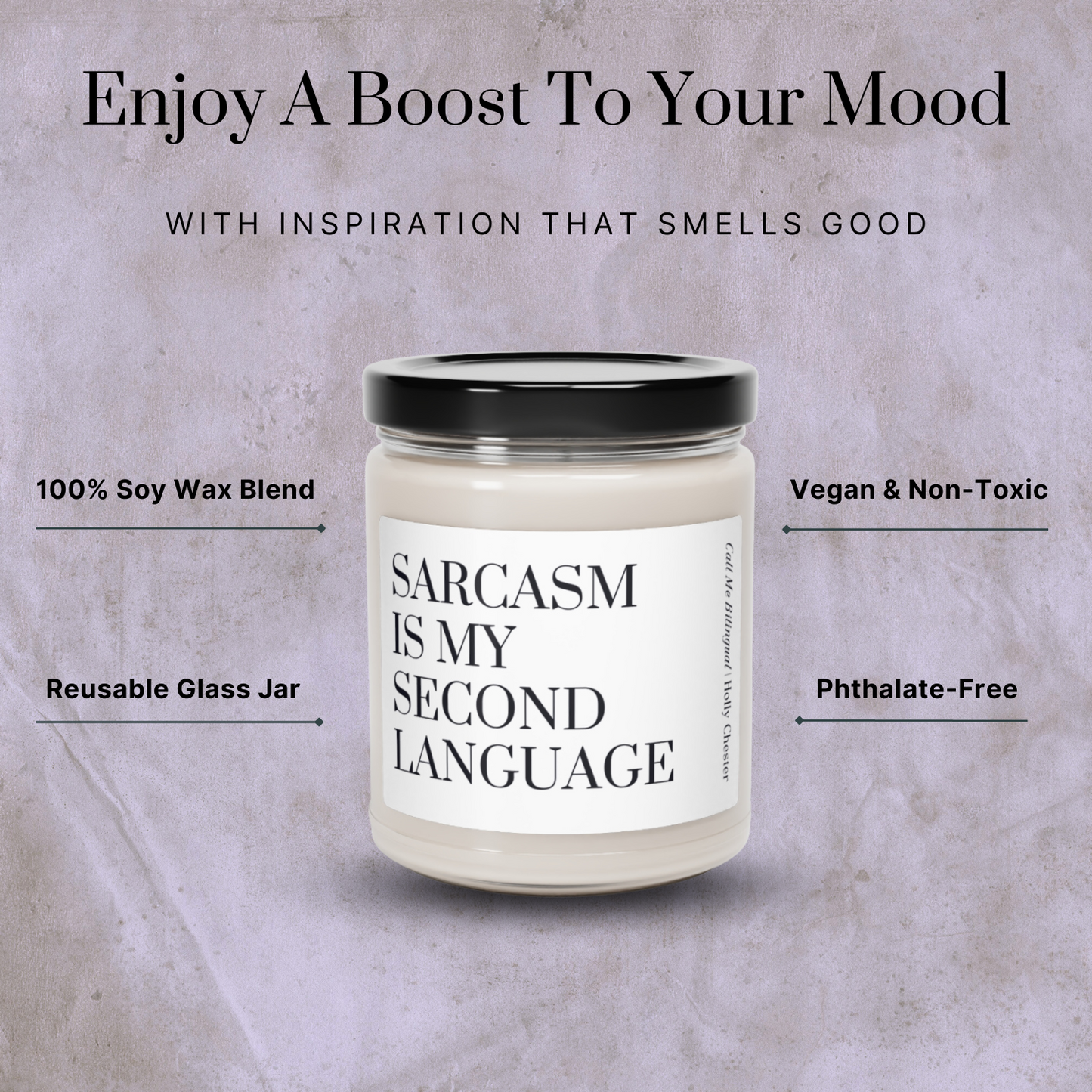 Call Me Bilingual Candle