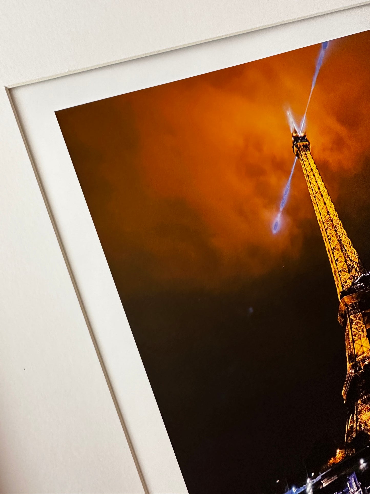 Eiffel Tower At Night Poster